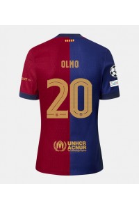 Fotbalové Dres Barcelona Dani Olmo #20 Domácí Oblečení 2024-25 Krátký Rukáv